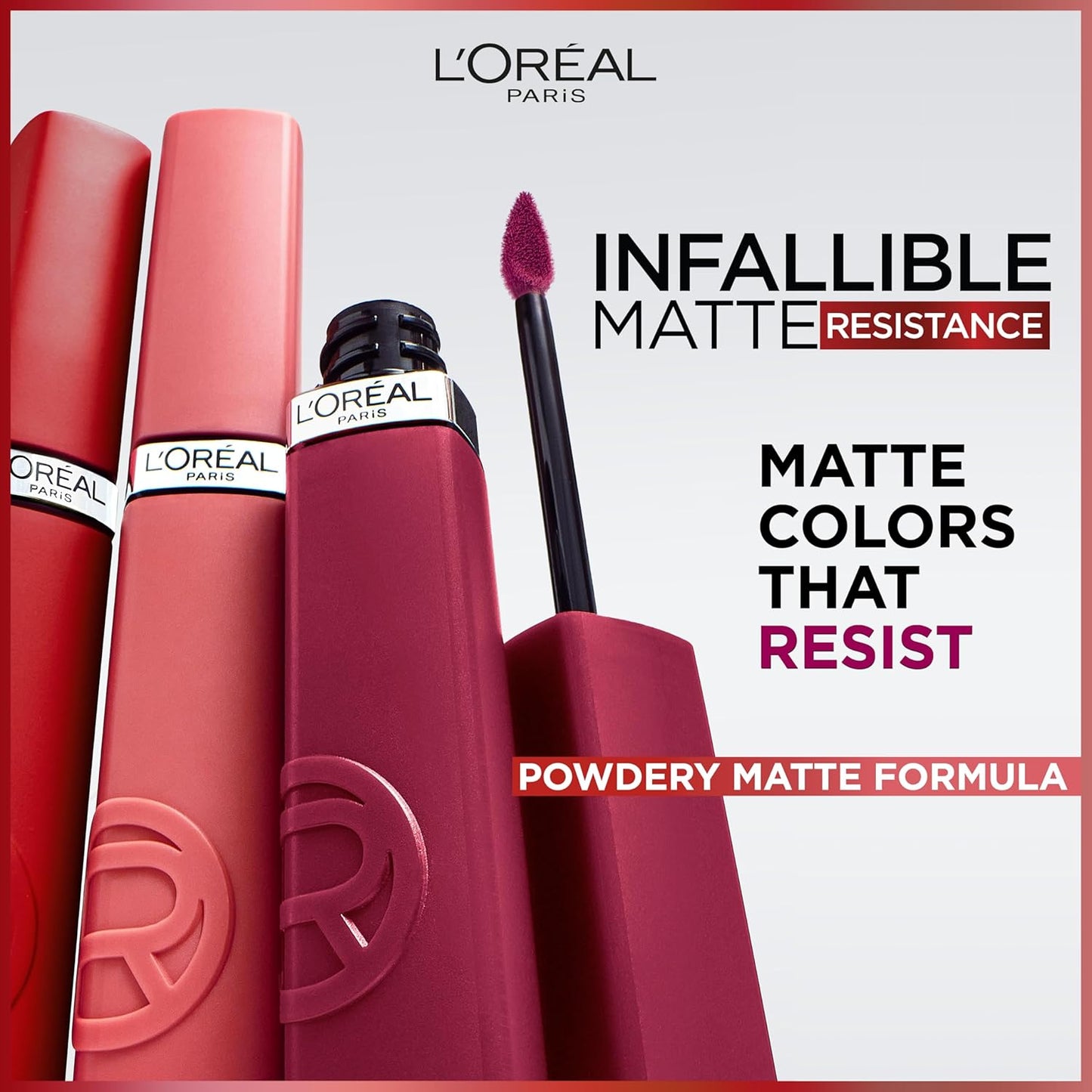 L'Oreal Paris Infallible Matte Resistance Liquid Lipstick, Breakfast in Bed 105, 5 ml