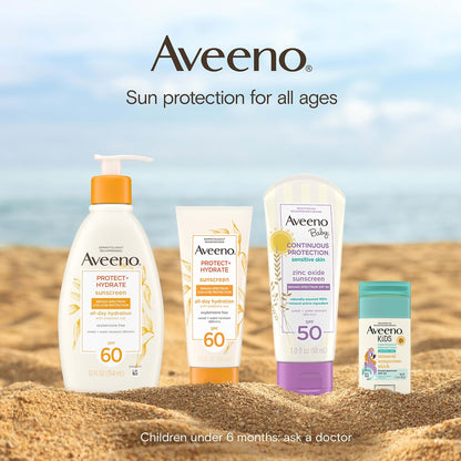 Aveeno Baby Continuous Protection Zinc Oxide Mineral Sunscreen Lotion for Sensitive Skin with, 88ml" )