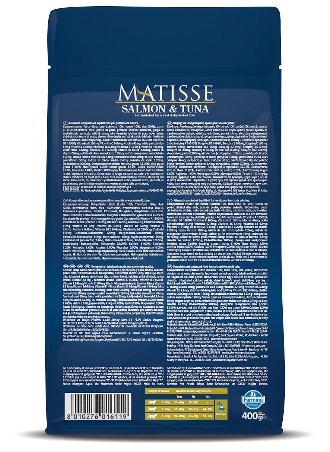 Matisse Farmina Salmon and Tuna, 400 g