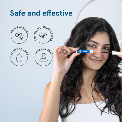 Be Bodywise Brow & Lash Growth Serum 5ml | For Thicker & Fuller Brows & Lashes | With 4% Anagain, 3% Redensyl, 2% LashLD & 1% Rosemary | 100% Eye Safe & Fragrance Free