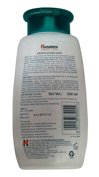 Himalaya Refreshing Body Wash, 200ml Bottle