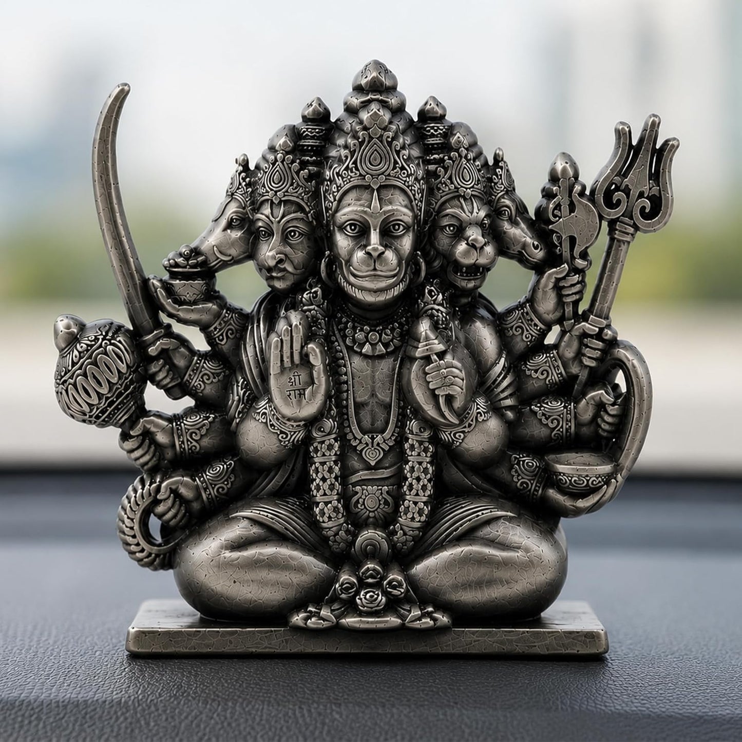 UNOVATE Panchmukhi Hanuman Idol for Car Dashboard, Door Entrance, Home