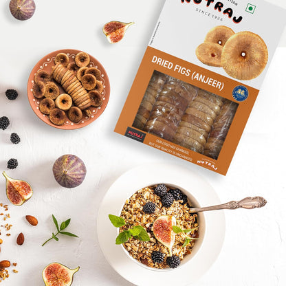 Nutraj Afghani Anjeer Dried 500g Pack | Figs | Dry Fruits | Nuts | Grocery Items