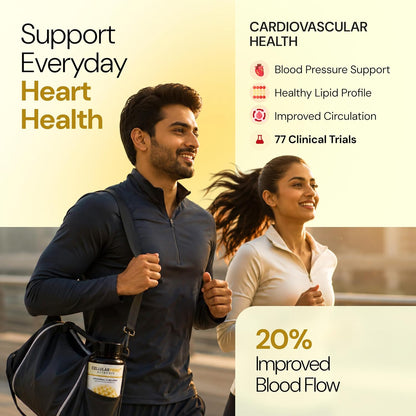 Cellular Prime Liposomal Curcumin Supplement — High Absorption Phospholipid Formula for Heart Health, Blood Circulation, Joint Support & Antioxidant — Non-GMO, WHO-GMP Certified