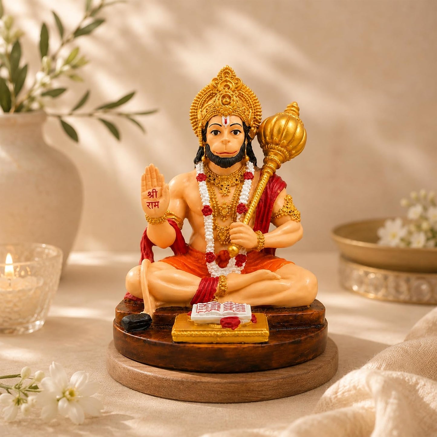 UNOVATE Hanuman Idol for Car Dashboard | Hanuman Murti | Home, Office Desk