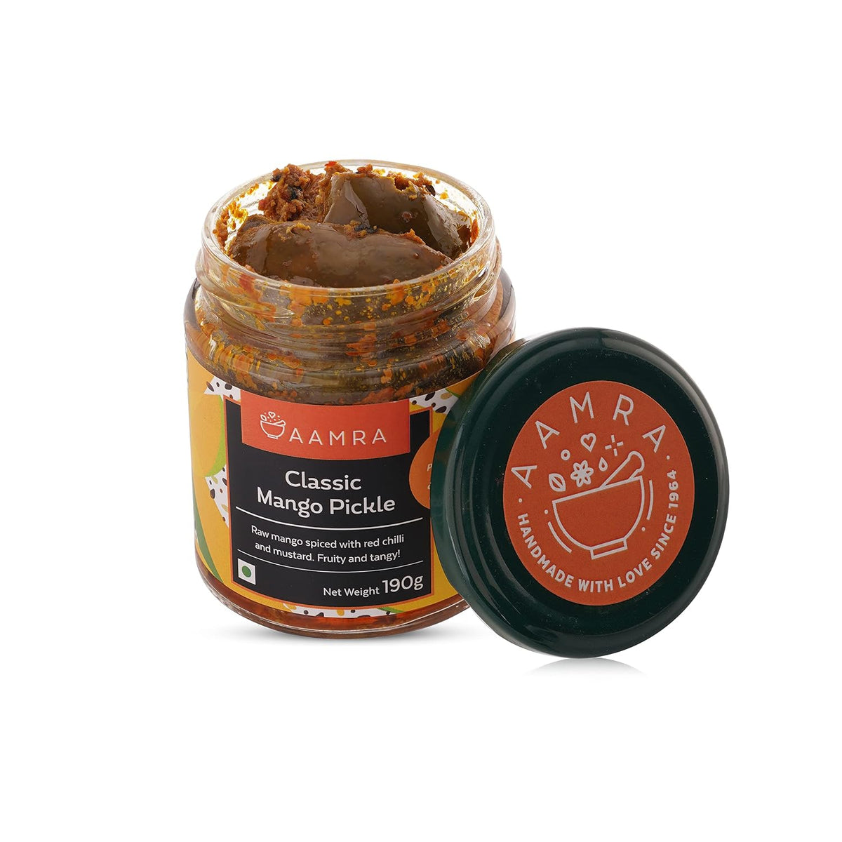 Aamra Homemade Classic Mango Pickle (in mustard oil) - 190gm