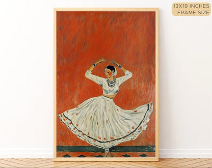 Big Aesthetic Indian Framed Posters Wall Decor Paintings For Living Room, Bedroom/Big Paintings For Wall Decoration/Posters Gift Items For Girls (13x19 Inches) (Set B)