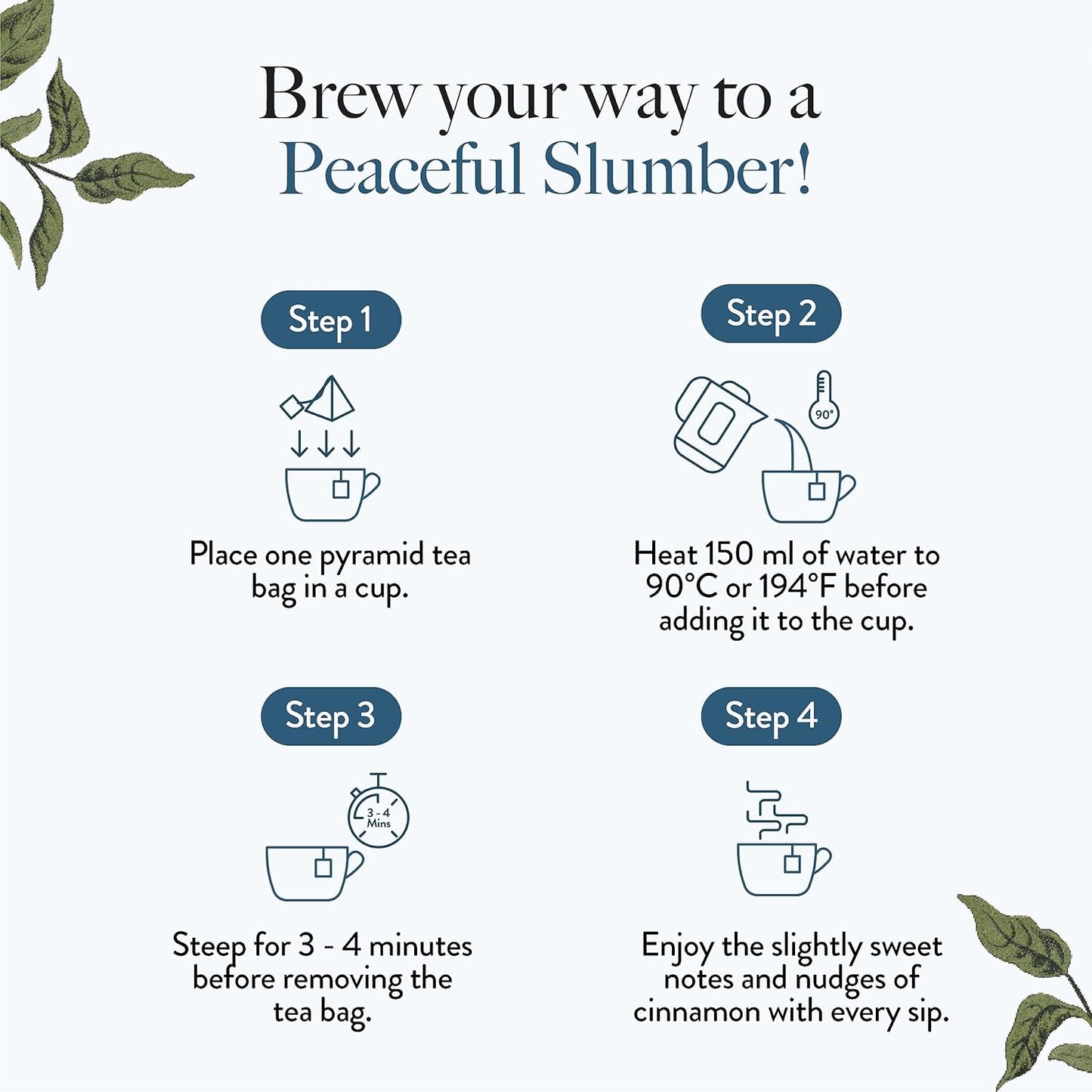 WELLBEING NUTRITION Sleep Tea|Caffeine Free Tea Bags For Insomnia & Stress Relief,Relaxation & Improved Sleep Quality|5Mg Melatonin,Chamomile,Valerian Root,Lavender (20 Pyramid Tea Bags) - Chamomile