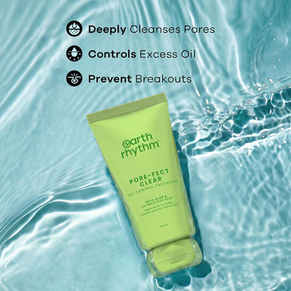 Earth Rhythm Aloe Dew Oil & Acne Control Face wash with Salicylic Acid 100ml