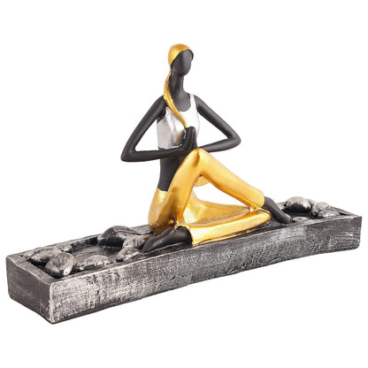 Yoga Lady Home & Office Decor showpiece (y2000)