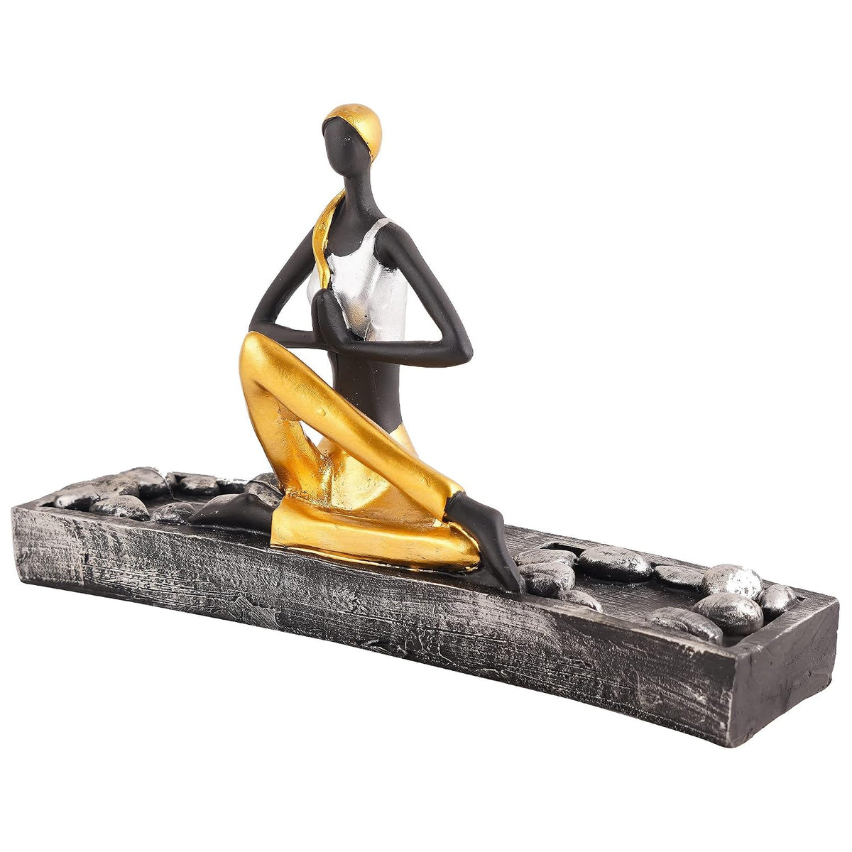Yoga Lady Home & Office Decor showpiece (y2000)