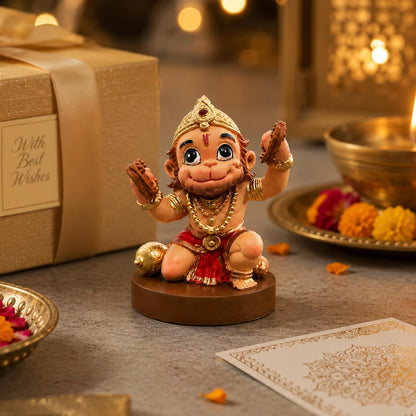 UNOVATE Hanuman Idol for Car Dashboard, Premium Idol for Home, Office Desk