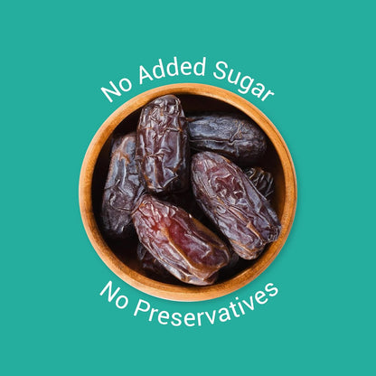 Notty Nuts -FOR A HEALTHY LIFE Medjoul Dates 250 gm| Jumbo Size Khajur/Khajoor | No Artificial Colours | Naturally Sweet | Premium dates dry fruits (Pack of1)