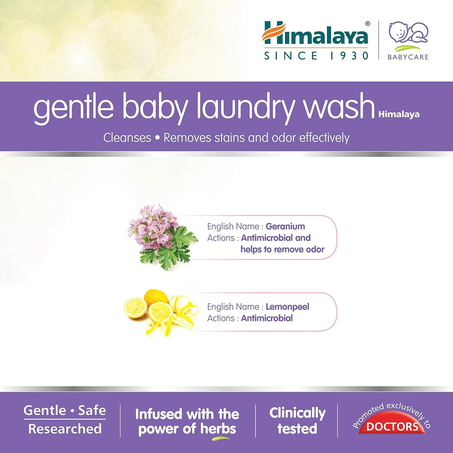 Himalaya Gentle Baby Laundry Liquid Wash 1 Ltr (Pouch)