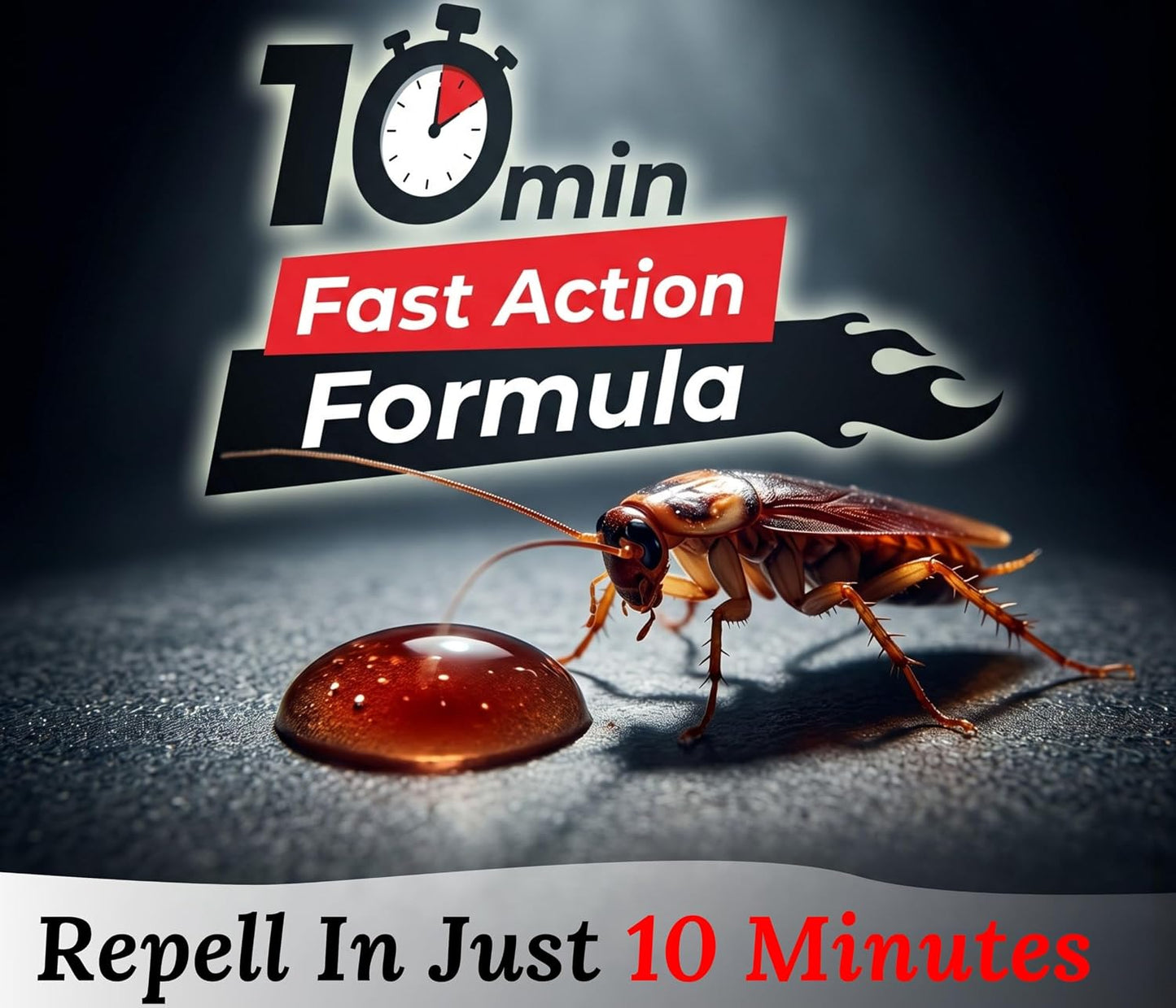Amish C Herbal Cockroach Gel 20gm Pack of 2 |10 Minutes Result Guaranty|Removes Entire Cockroach Infestation|Powerful Cockroach Repellent For Home|100% Organic Chemical Free