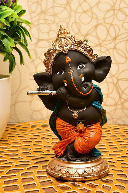 Ganesha Figurines Set | Handcrafted Ganpati Idols for Table Decor & Gifting