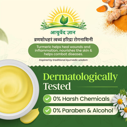 LuvLap Naturals After Bite Turmeric Balm with Pudina, 25gm, Mosquito & insect Bites, 100% Ayurvedic, Gives relief from Rashes, Antiseptic & Anti-inflammatory, Dermatologically Tested, 25g