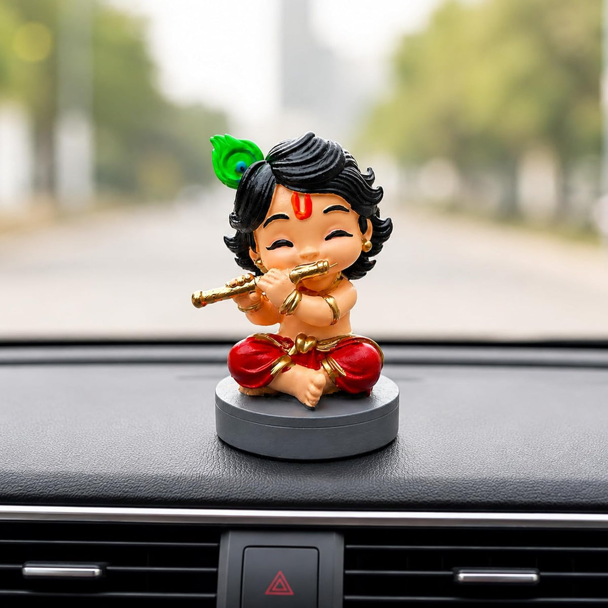 UNOVATE Krishna Idol Small for Car Dashboard | Krishna Murti | Multicolor
