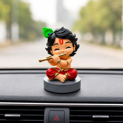 UNOVATE Krishna Idol Small for Car Dashboard | Krishna Murti | Multicolor