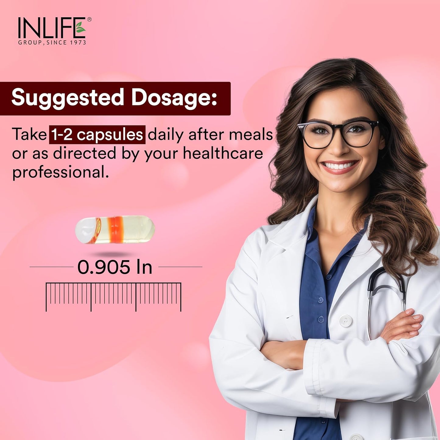 INLIFE Evening Primrose Oil Capsules 500mg | 10% Gamma Lionlenic Acid | Supplement for Hair and Skin - 60 Liquid Filled Capsules (Pack of 1)