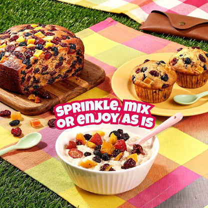 Farmley Berries Mix 160g | 8-In-1 Healthly Snacks Contains Cranberry,Black Raisins,Strawberry,Black Currant & More (Pack of 1)