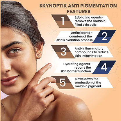 Anti Pigmentation Cream || Hyperpigmentation & Dark Spot Treatment with 2% Niacinamide, Azelaic Acid, Kojic Acid & Arbutin | Dark Spot Corrector for Women & Men (30g)