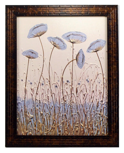 3 PC Set of Floral Paintings, Multicolor