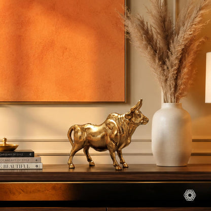 BEHOMA Metal Bull Decorative Figurine Showpiece