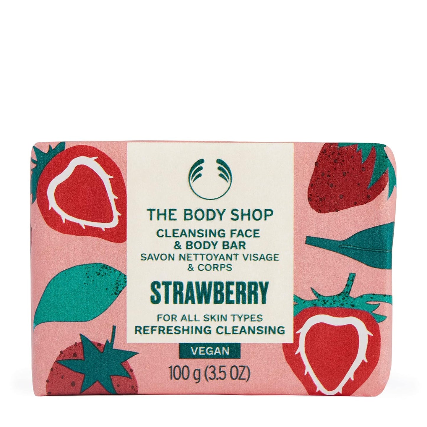 The Body Shop Vegan Strawberry Soap, 100 G