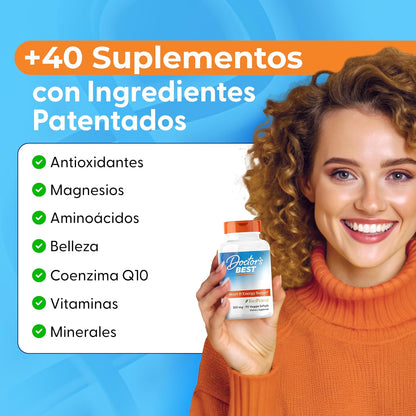 Doctor'S Best High Absorption Chelated Magnesium - 100 Mg, 120 Tablets