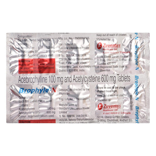 Brophyle N - Strip of 10 Tablets