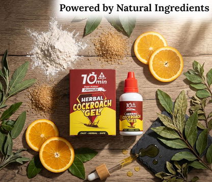 Amish C Herbal Cockroach Gel 20gm Pack of 2 |10 Minutes Result Guaranty|Removes Entire Cockroach Infestation|Powerful Cockroach Repellent For Home|100% Organic Chemical Free