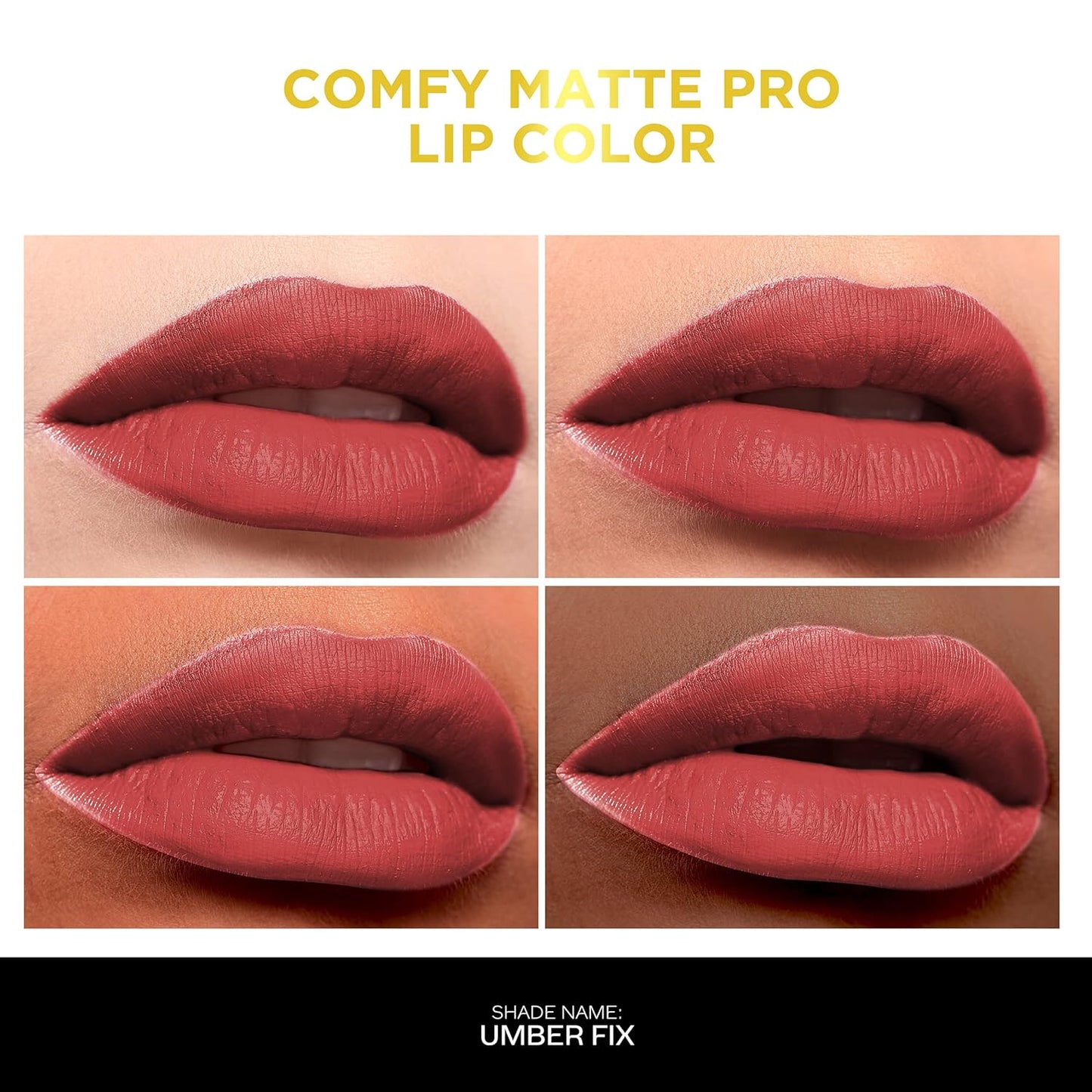 FACESCANADA Comfy Matte Pro Liquid Lipstick - Umber Fix 10, 5.5 ml | 10HR Longstay | Intense Color | Macadamia Oil & Olive Butter Infused | Lightweight Super Smooth | No Dryness | No Alcohol