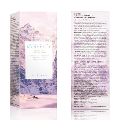 SKIN1004 Madagascar Centella Poremizing Fresh Ampoule | Soothing Hydration | Oily Combination Skin, 100ml