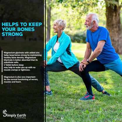 Simply Earth Nutrition Combo: 120 Magnesium Complex Tablets + 120 Multivitamin Tablets - Complete Blend of Vitamins, Minerals & Probiotics for Bone & Heart Health