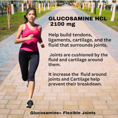 Nutrasium Glucosamine Tablets For Joint Support with Collagen & Glucosamine Chondroitin MSM | Joint Cartilage Support & Muscle Health | Joint Pain & Joint Care Supplement | 30 Tablets