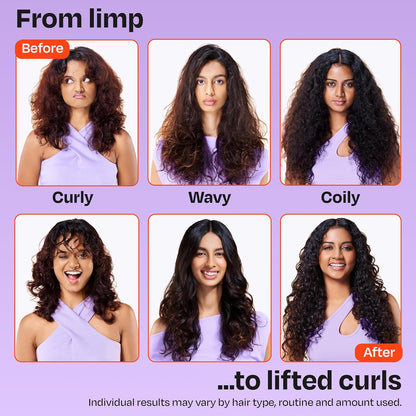 Manetain Hair Mousse 150ml | Volumizing Curl Mousse for Curly Hair | Frizz Control Hair Mousse for Women & Men | Lightweight Hair Styling Mousse for Volume, Definition & Bounce | Vegan & Cruelty Free