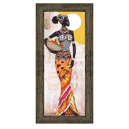 3 Pc Set Of Still Life Paintings Without Glass 5.2 X 12.5, 9.5 X 12.5, 5.2 X 12.5 Inch (6 X 13, 10.2 X 13, 6 X 13 INCH, Ebony) multicolor
