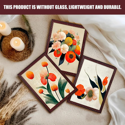 Framed Art Painting For Home, Living Room, Hall | Traditional Paintings With Frame For Home Decor (Floral D2)