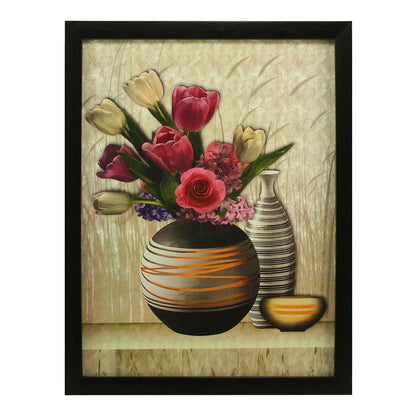 3 Pc Set of Floral Paintings (1056)