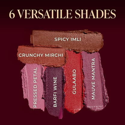 LoveChild Masaba "The Batua" Lipstick, Gulaabo (Red) Rich Satin Finish Lipstick with Built-in Mirror, Hydrating, Nourishing Formula with Jojoba Oil, 4g