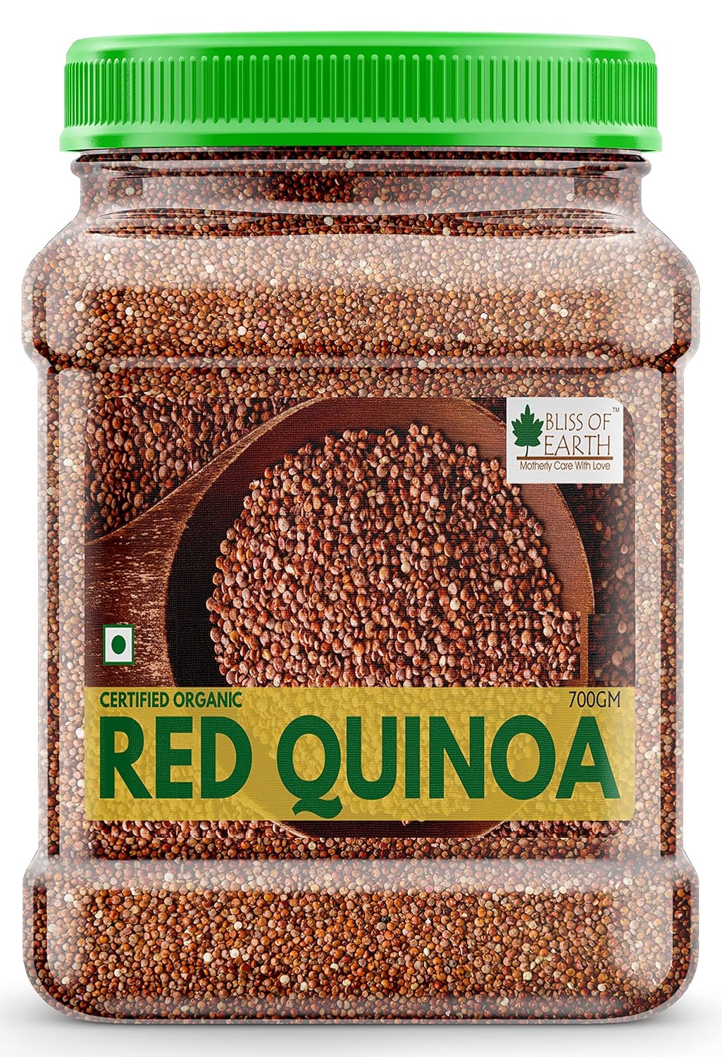 Bliss of Earth Organic Red Quinoa 700gm For Weight Loss, Raw Super food