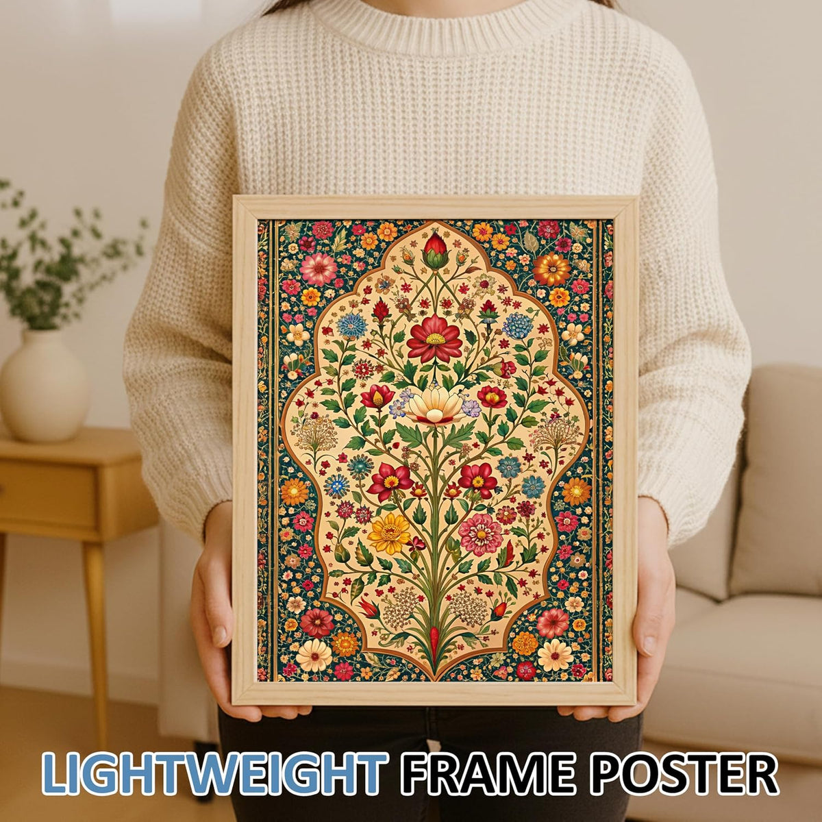 Rousrie Madhubani Wall Art Painting | Framed Wall Paintings For Home Décor | Wall Decoration Painting | Frames For Home Décor Office Frame Living Room (Design 2)