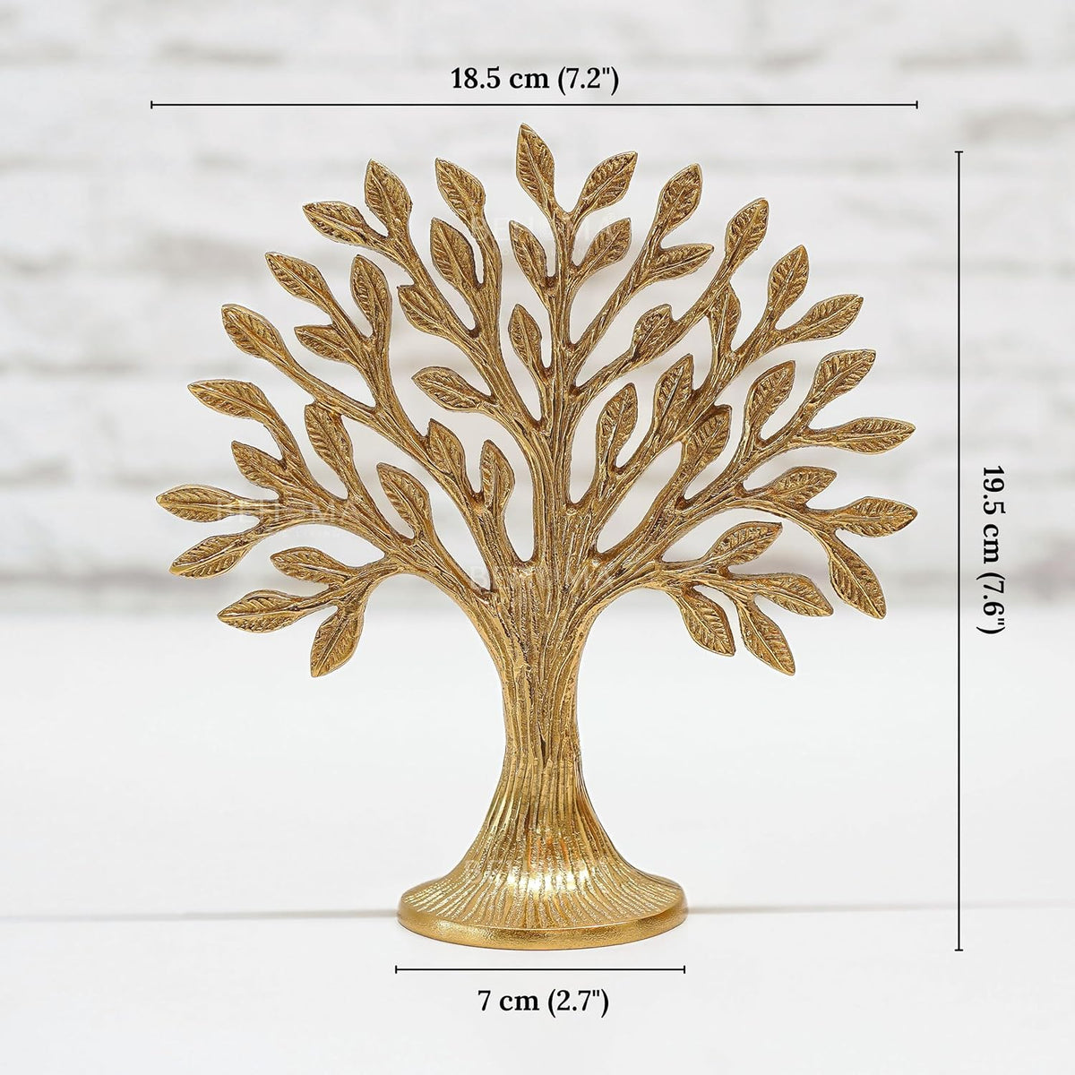 BEHOMA Kalpvriksha Tree of Life Showpiece for Table Decor - 19.5cm