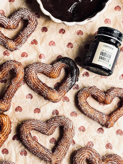 Carmine County 100% Pure & Natural Indian Vanilla Bean Powder, 20g | Aromatic Baking Enhancer | Rich in Flavor & Aroma | No Additives or Preservatives | Ideal for Cakes, Coffee, Sweets, Milkshakes, Cookies & Desserts