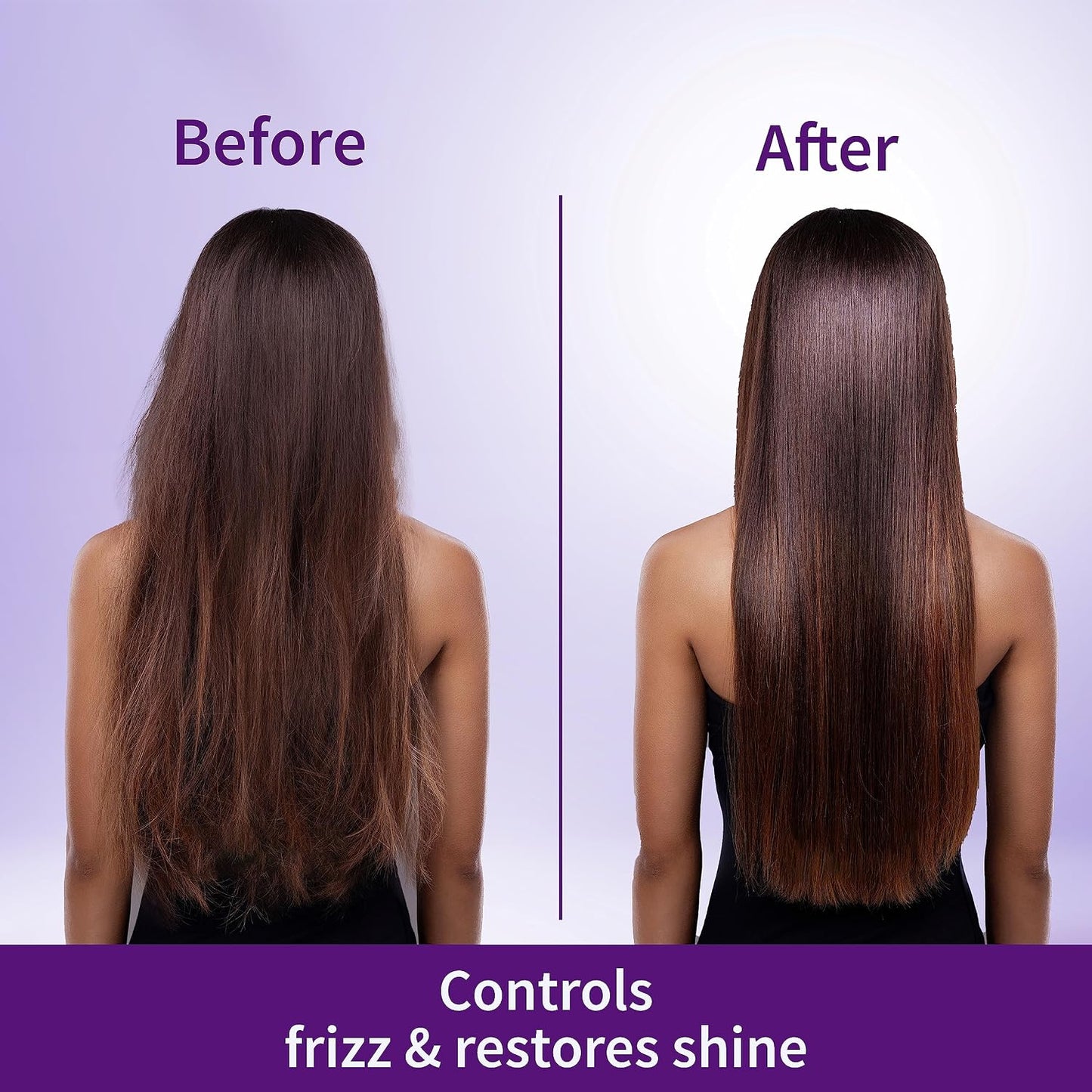 Ayouthveda Purple Rice Hair Conditioner with Rice Water & Kernel Protein | Repairs Damage, Controls Frizz & Enhances Volume | Enriched with Eggplant, Betel & Guava Leaves | For All Hair Types | 200ml