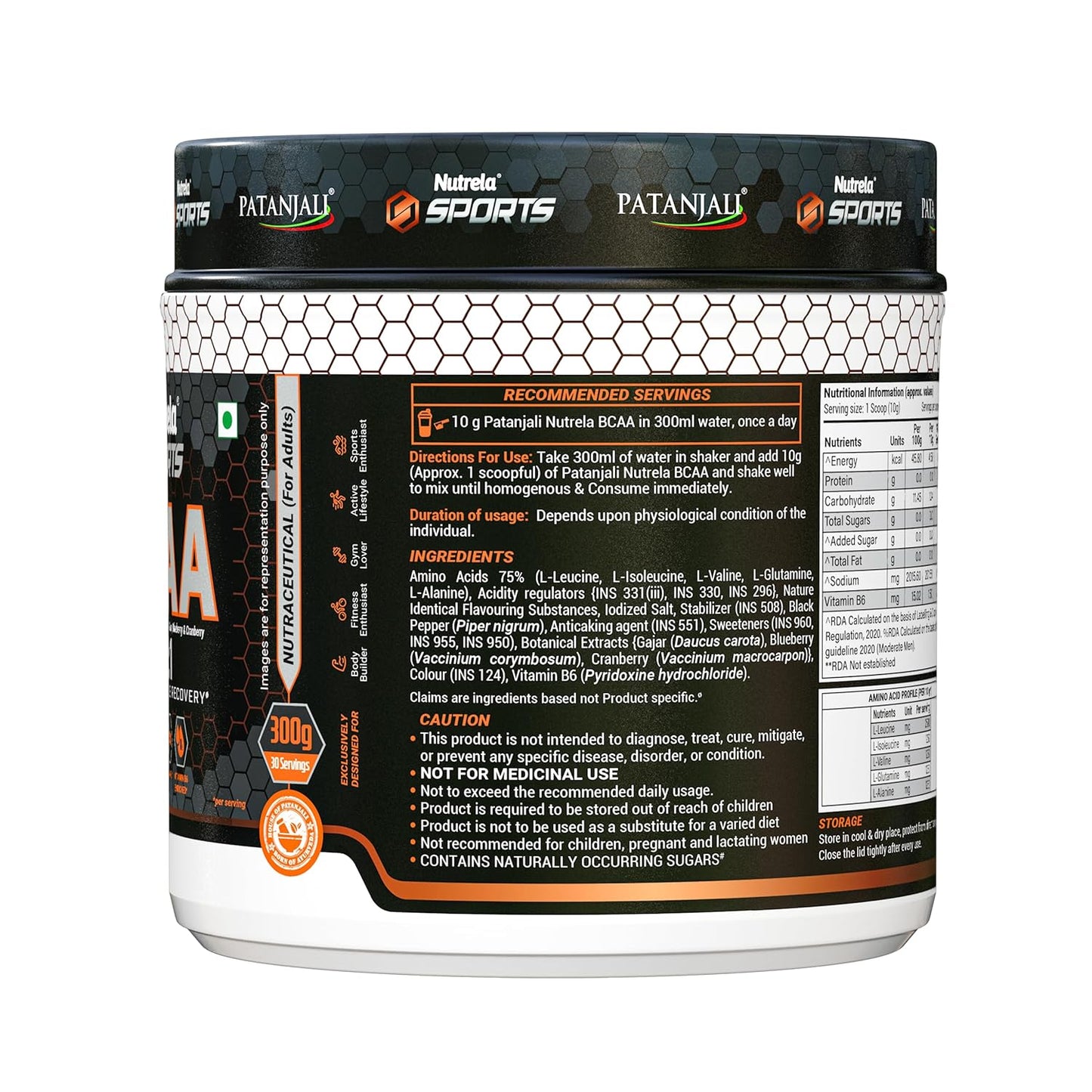 Nutrela Sports BCAA 300g