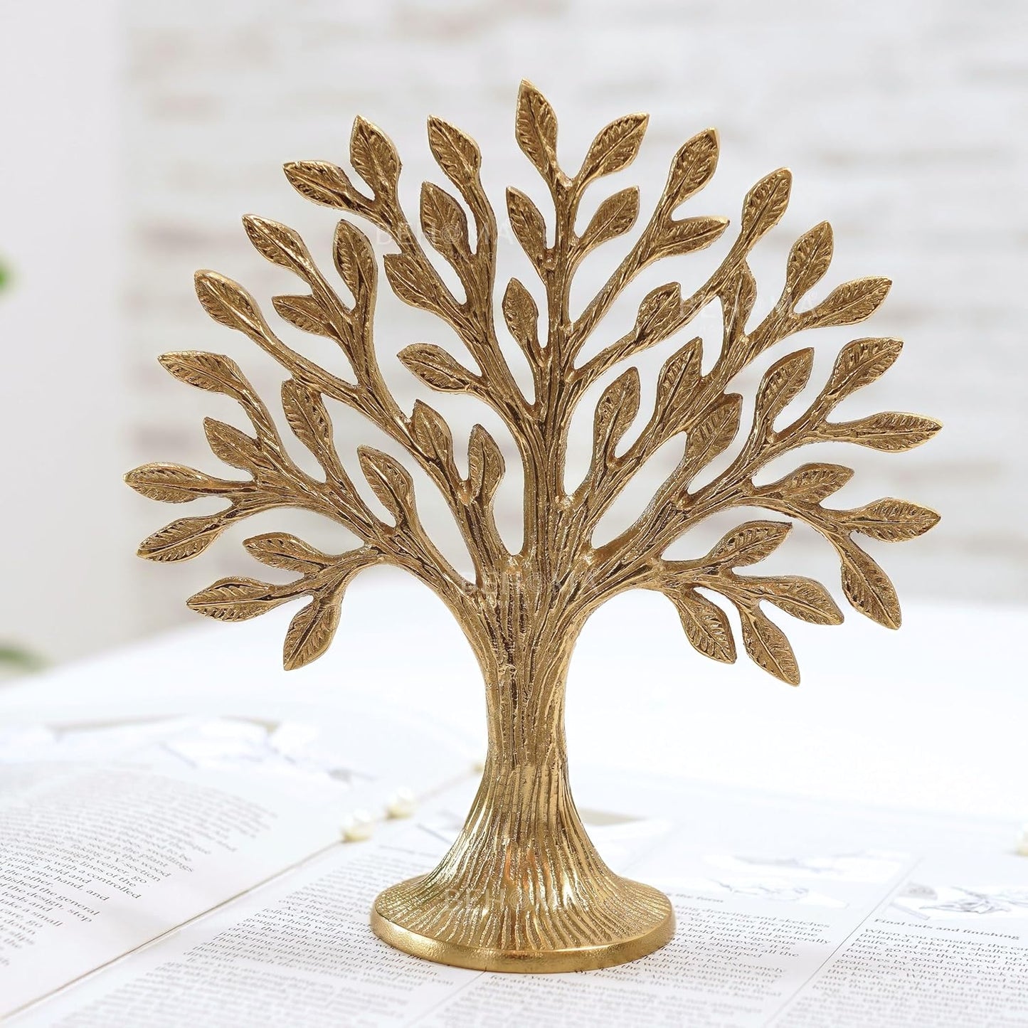 BEHOMA Kalpvriksha Tree of Life Showpiece for Table Decor - 19.5cm