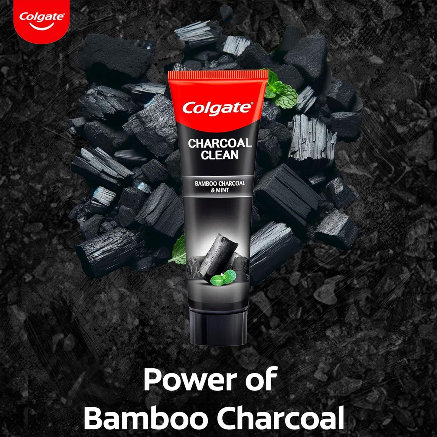Colgate Charcoal Clean Black Gel Toothpaste, 120g, Bamboo Charcoal and Wintergreen Mint for a Clean Mouth Experience(Bad Breath Treatment)