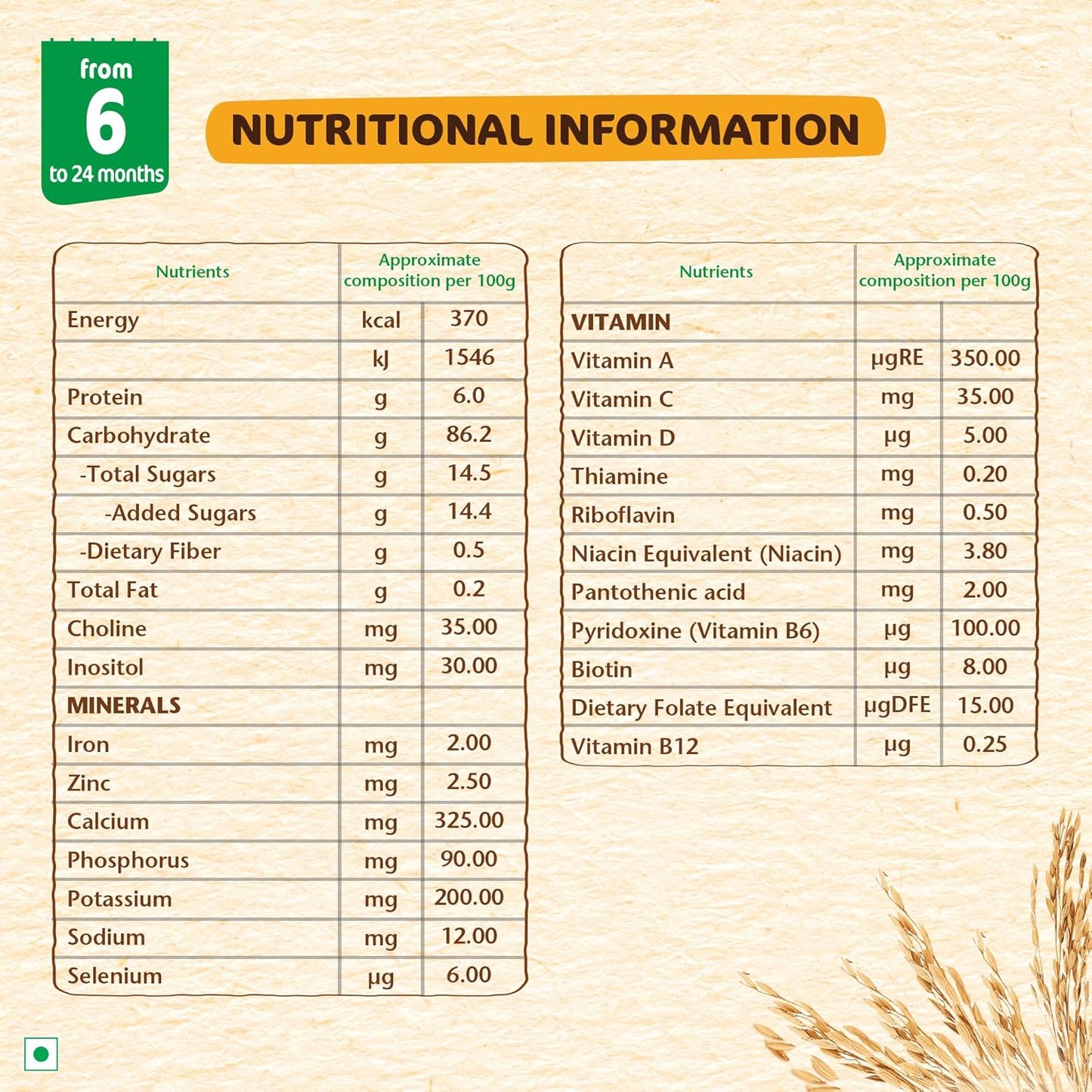 Nestum Baby Cereal – From 6 to 24 Months, Rice, 300g/325g, Bag-in-Box Pack (weight may vary)